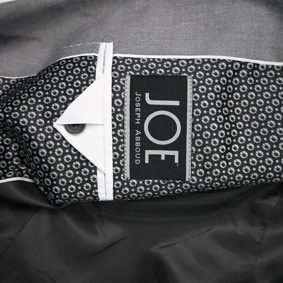 Joseph Abboud 52L Gray Mens Blazer Suit Jacket Sport Coat - Picture 4 of 12